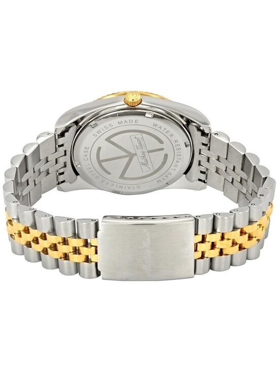 NWT Mathey-Tissot Mathey II Quartz Crystal Mother of Pearl Dial Men\'s Watch